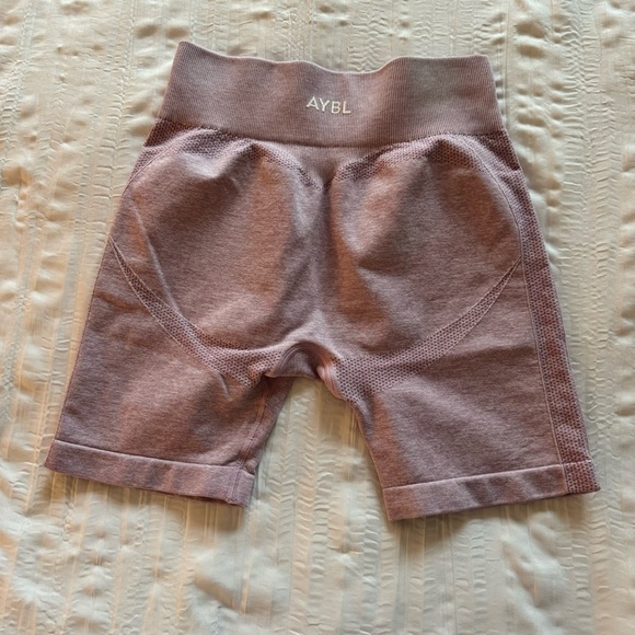AYBL Pink Seamless Biker Shorts (Size: M) - Picture 3 of 3